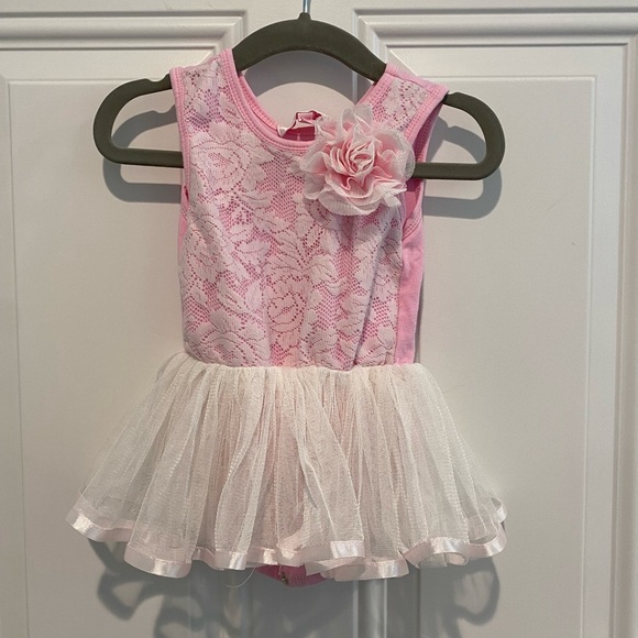 Popatu Pink Formal Baby Girl Dress 3-6 Months - Picture 1 of 4